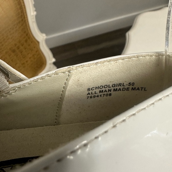 Pleaser White School Girl Mary Janes Costume Heels Drag Queen Crossdresser 9 - Picture 4 of 6